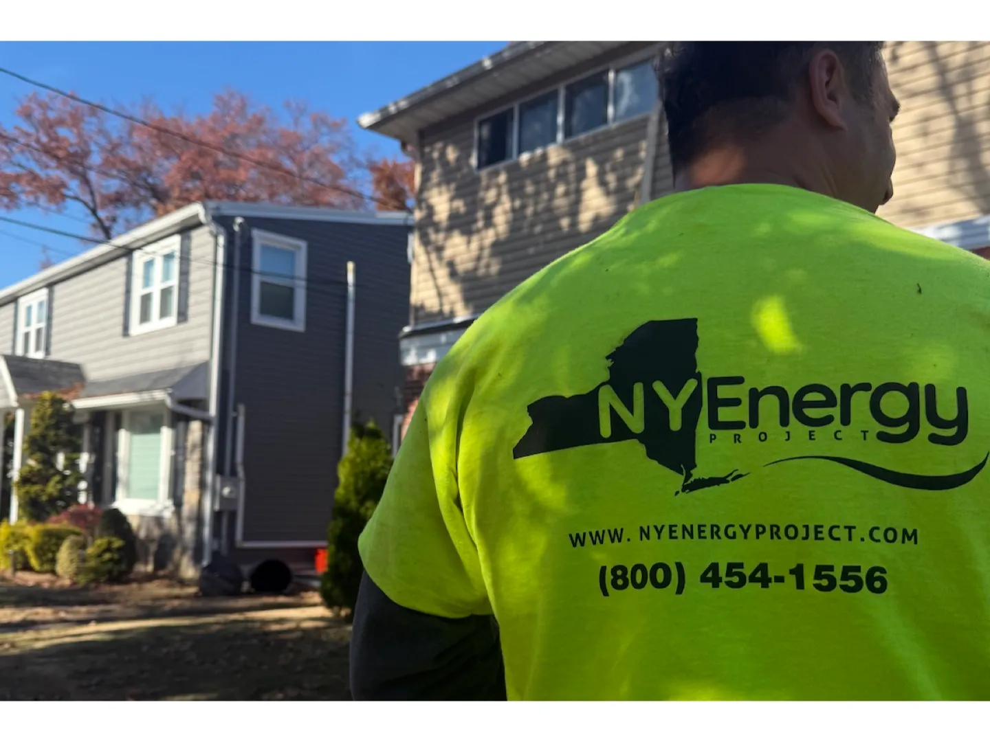 NY Energy Project team member on site