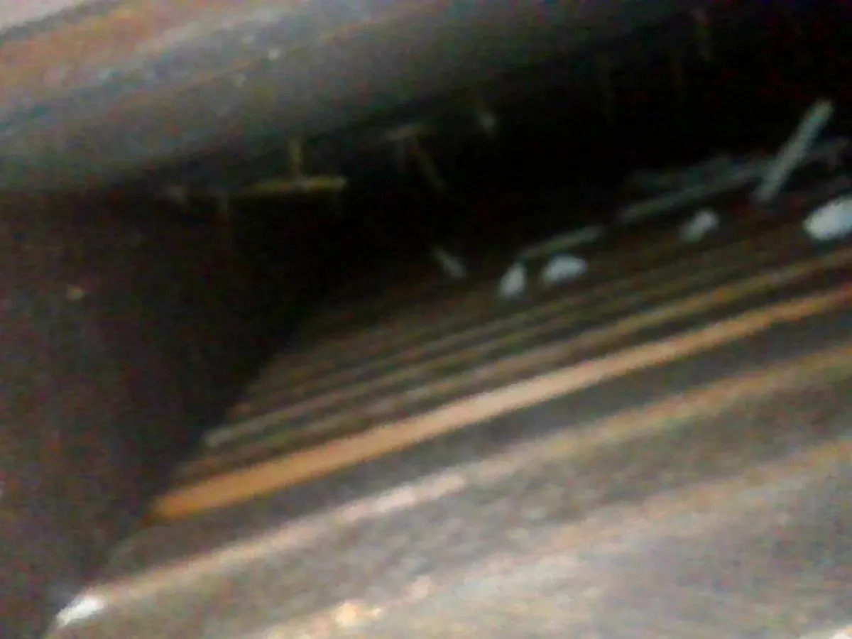 Empty wall cavity with no insulation found during a Queens home energy audit